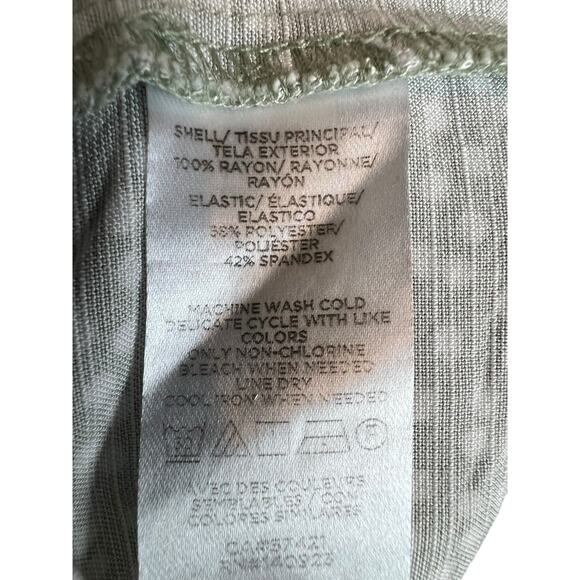 Ann Taylor Loft Petites Green Smocked Dress XSP XS - Picture 10 of 11